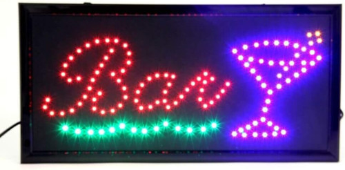 Insegna luminosa led bar - insegna,