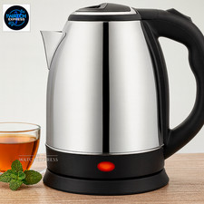 Bollitore Elettrico  Acqua Calda  2L Litri 1500W Acciaio Scalda Bevande Tisane
