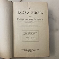 LA SACRA BIBBIA Antico e Nuovo