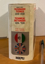 Dizionario Tecnico Italiano-Inglese/ Inglese-Italiano