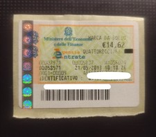 Marca da bollo 14,62 euro