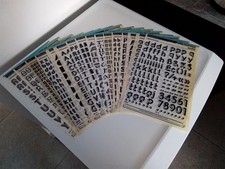 LETRASET DRY TRANSFER RUB ON