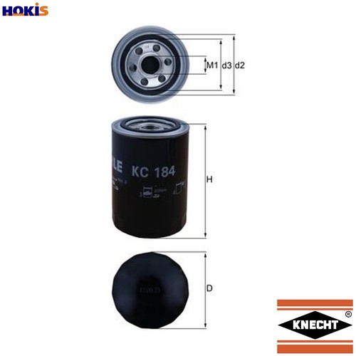 Filtro carburante 184 per - kc,