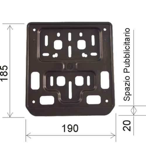Portatarga moto supporto - portatarga,