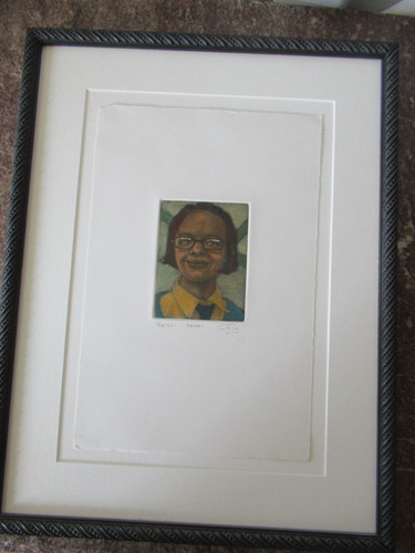 Ritratto mezzotinta dalani - ritratto,
