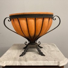 Antico Vaso vetro Francese