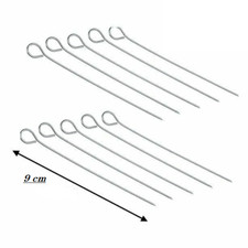 Set 10 Pz Spiedini In Acciaio