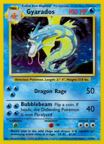 Gyarados 102 pokemon - -,