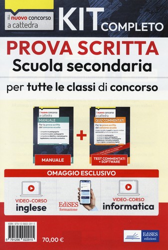 Kit completo prova scritta