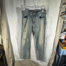 American Eagle Outfitters Men's Size 30 X 32 Light Blue Slim Straight Jeans