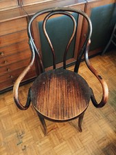 Poltroncina originale J&J Khon in Legno Curvato, primi '900, ottime condizioni