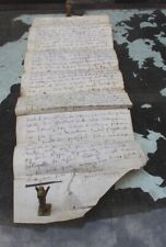 PARCHEMIN Del 1626 Atto Notarile, Vendita Di Terreni 800 X 270