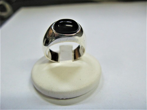 Anello uomo cabochon onice - anello,