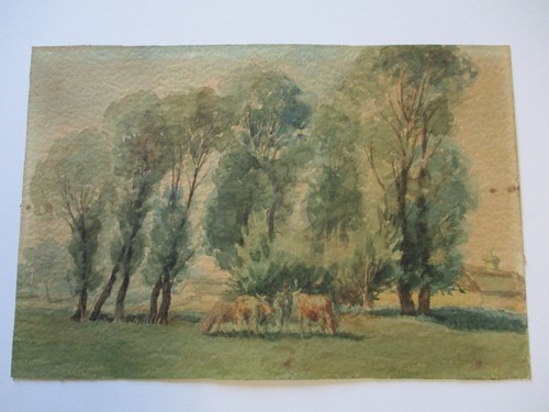 Antico quadro impressionista - quadro,