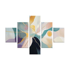 Lupia Quadro moderno 5 pz tela pvc Grande Vogue ABSTRACT GALAXY 105x160