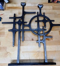 Set di candelabri in ferro