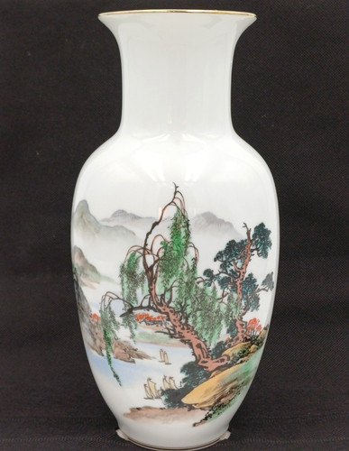 Vaso orientale porcellana - vaso, in