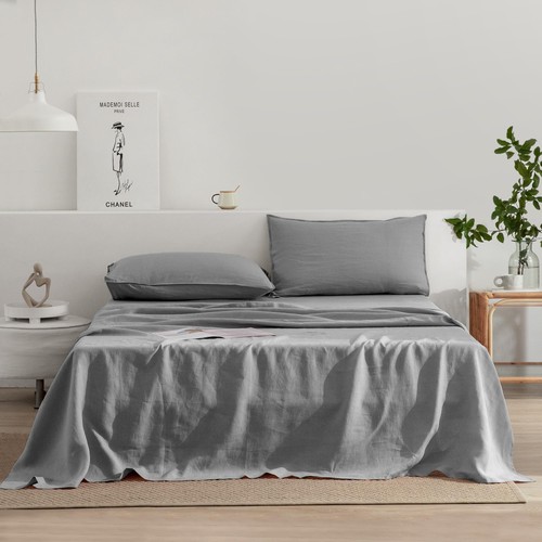 Set lenzuola gemelle - lino, 3