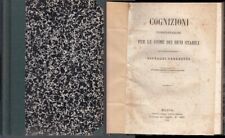 LZ- COGNIZIONI TEORICO PRATICHE STIME BENI STABILI- PEGORETTI---- 1855- C- XFS82