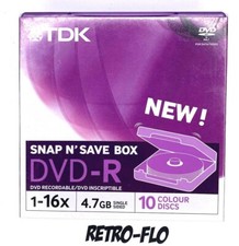 TDK - DVD-R 1-16x 4.7GB - 10