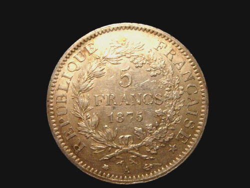Francia franchi 1875 a - franchi,