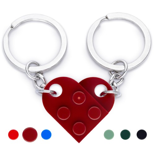 Portachiavi coppia cuore per - portachiavi, cuore,