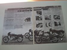 advertising Pubblicità 1978 MOTO BMW R 80 R80/7 - R100 R 100 RS/R 100 R100 S