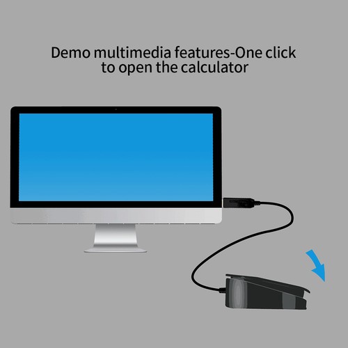 Interruttore pedale usb - a,