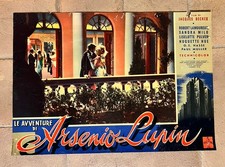 CINEMA-fotobusta LE AVVENTURE DI ARSENIO LUPIN lamoureux,milo,pulver,BECKER
