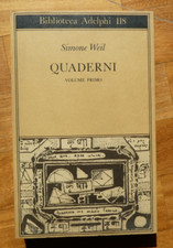 SIMONE WEIL- QUADERNI VOL.1°