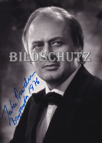 Foto reale con autografo del