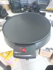 Piastra Antiaderente Crepes con Termostato 900w Crepiera Diametro 29 cm CM3372