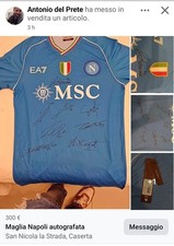 Maglia Napoli Autografata