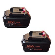 2 Batteria Di Ricambio 88V 6000mAh x tutti gli Elettroutensili