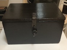 baule legno antico XIX