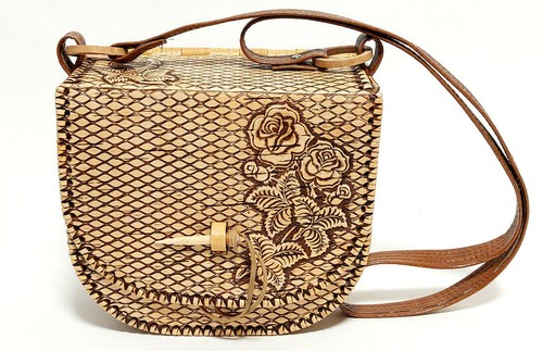 Borsa donna corteccia di - in,