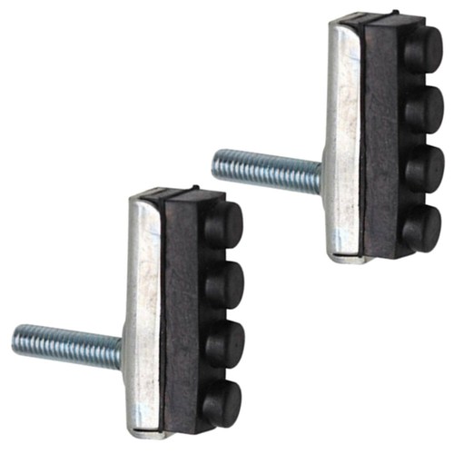 Patin gomme 40mm avec porte - 2x,