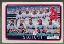Cartolina Squadra Calcio Coppa del Mondo Francia 98 - Stati Uniti - Moderna
