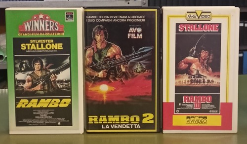 Rambo la trilogia vhs - la,