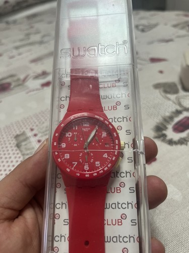 Swatch chrono rosso - rosso, originale