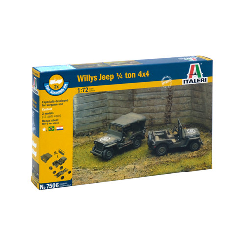 Willy jeep kit 72 - willy's, 1:72