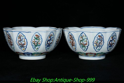 Coppia ciotole xuande - coppia, 9"
