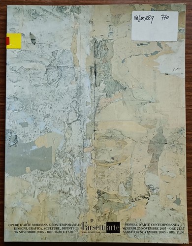 Catalogo asta opere - catalogo, di