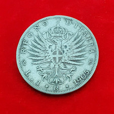 Moneta 1 lira 1905 argento