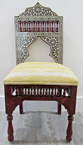 Antique carved syrian hardwood - antique,