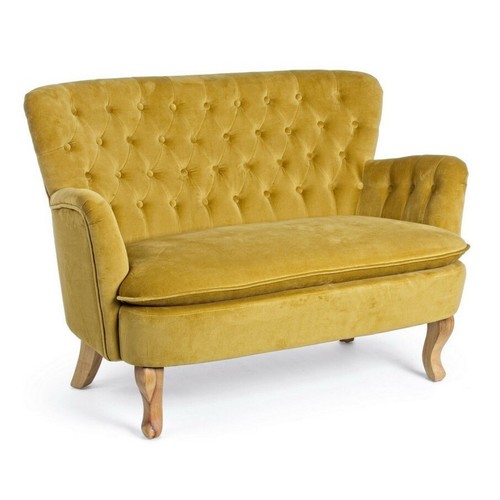 Divano glam chic giallo - divano,