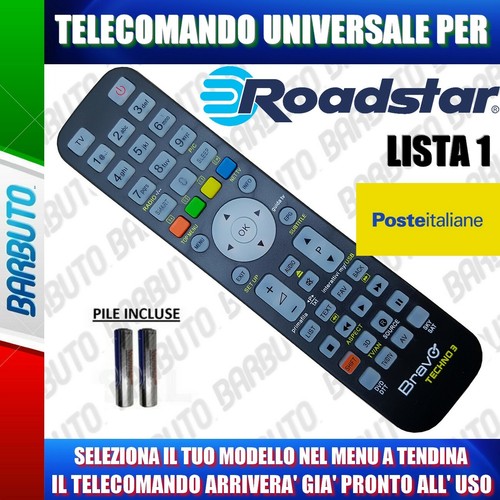 Telecomando universal roadstar - universal,