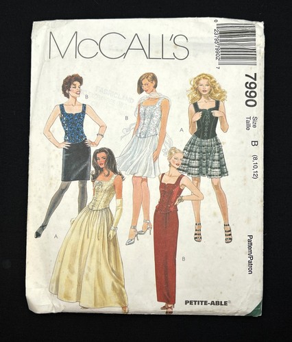 Mccall 7990 misses top - top, &