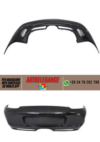Paraurti posteriore turbo look - paraurti,