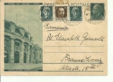 CARTOLINA OPERA DEL REGIME ROMA DOPOLAVORO FERROVIARIO 15 CENT. VIAGGIATA